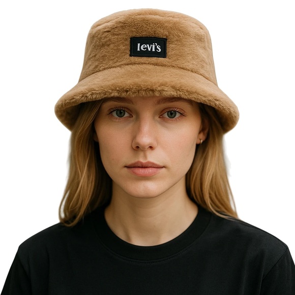 Levi's Faux Fur Bucket Hat New with tags - Picture 1 of 6